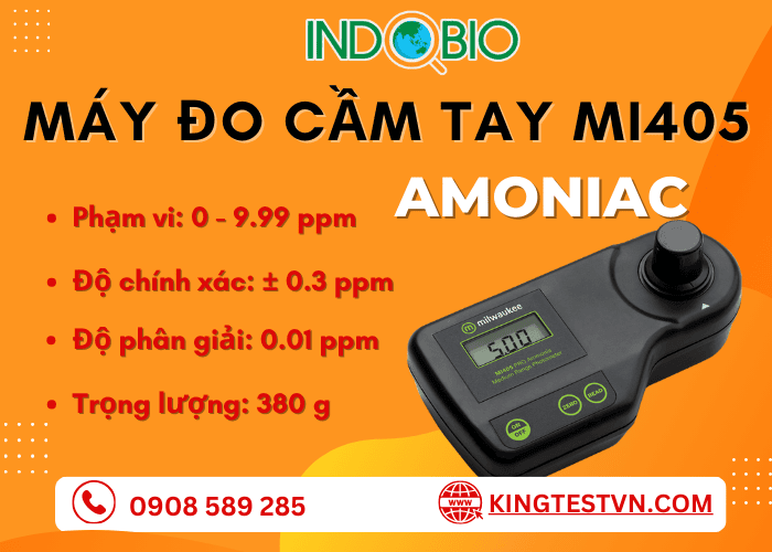 Máy đo nồng độ amoniac Milwaukee MI405
